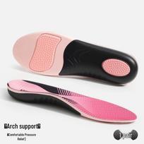 Unisex amortizuojantys ortopediniai sportiniai vidpadžiai su skliauto palaikymu pėdos pronacijai Size 41-42