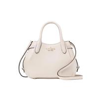 kate spade Koldūno raidės logotipas Kontrastingas dizainas Grūdėtos odos Pečių Kryžmai Nešiojama Rankinė Mini Moteriška Off-White Basic Set (Bag + Dust Bag) balta