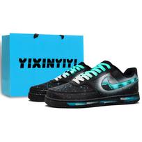 Nike Court Vision Neslystantys Neslystantys Žemi Kateboardo Batai Unisex Žvaigždžių Debesų Ciano spalvos DH2987-002(Komanda400-) 40.5