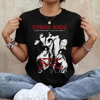 Retro Stray Kids Kpop Grafikos Marškinėliai, Stray Kids Karma Albumo Marškinėliai, Stray Kids Ceremony Marškinėliai, Stray Kids Dominate SKZOO Pasaulinės Ekskursijos 2026 4XL