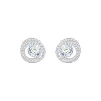 Swarovski Generation Auskarai lankeliai su imituotais kristalais Moteriški auskarai Sidabriniai 5289026 Box (Random Color)