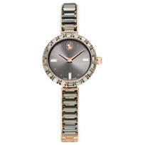 Swarovski Matrix Apyrankės Serijos Laikrodis Kvarcinis Mechanizmas Imituoto Kristalo Apyrankė 25Mm Pilkas Ciferblatas Moteriški Laikrodžiai 5679887 Gray Dial gray