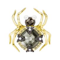 Swarovski Originalaus Dizaino Metalinės Imitacijos Krištolo Perlo Auskarai Moteriški Auskarai Auksiniai 5429953 Box (Random Color)
