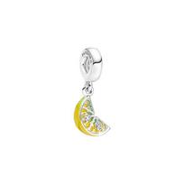 Pandora spalvingas vasarinis citrinos pakabukas Unisex papuošalas Sidabrinis 791696C01 Box,Silver