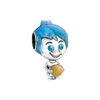 Pandora Pixar Serija Lelo Ir Šviečiantis Tamsiai Atminties Kamuoliukas Pakabukas Unisex Aksesuarai Mėlynas 792028C01 Blue,F