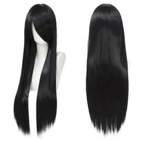Spalvingi ilgi tiesūs perukai Cosplay 80 cm Anime ir istoriniams kostiumams