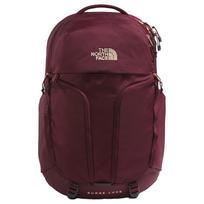 The North Face Surge 25L Brand Logo Zipper Closure Backpack Women backpack Recycled-Nylon Purple Red NF0A81E90OV Fuchsia black