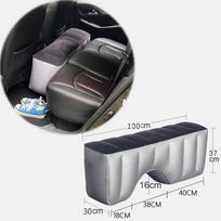Pripučiamas oro čiužinys automobilio galinei sėdynei su tarpelio pagalvėle, pripučiamas kelioninis lovos poilsio pagalvėlė SUV, sedano, stovyklavimo kelionėms, priedai Concave