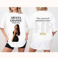 Ariana Grande marškinėliai, The Eternal Sunshine Tour 2026 marškinėliai, Koncerto atributika, Individuali dovana jai, Ariana gerbėjo marškinėliai, Marškinėliai su koncertų datos grafika 4XL