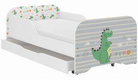MIKI vaikiška lovytė 160x80 DINO