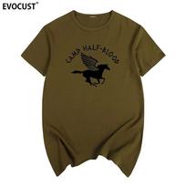 Stovyklos „pusiaukelė“ Percy Jackson Juokingi Long Ailando įlankos Vasariniai marškinėliai Medvilniniai Unisex marškinėliai Nauji moteriški TEE mada Atsitiktiniai L