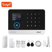 Tuya Smart WiFi & GSM Aliarmo centras: 2,4 colio jutiklinis ekranas, belaidė apsaugos sistema RFID Card