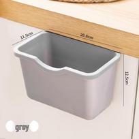 Hanging Kitchen Trash Can for Cupboard Doors - Plastic Waste Bin for Food, Bathroom, and Living Room