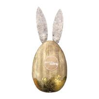 Velykinė dekoracija medinis kiaušinis BOLTZE EASTER, 9 cm