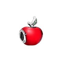 Pandora Disney Snieguolės obuolio pakabukas Moteriški papuošalai Sidabrinis 791572EN73 Box,F,Red