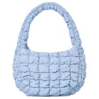 COS Vienspalvė Minimalistinė Universali Rankinė su Užtrauktuku Mini Moteriškos Rankinės Kūdikio Mėlyna 09735370677512610 Baby Blue,Mini