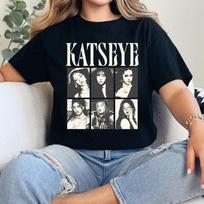 2026 m. vasaros mada Madingi marškinėliai Vyrams Moterims Vintage Viršus Katseye Juosta T-shirt _ Unisex Kpop Grafinis T-shirt Trumpomis Rankovėmis Laisvalaikio Drabužiai 4XL