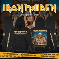 Iron Maiden Powerslave Megztinis su gobtuvu Vyrams Moterims Oversized Gatvės stiliaus Y2k Vilnos megztinis Sunkiojo metalo grupės Grafiniai drabužiai 4XL