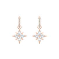 Swarovski Symbolica žvaigždės formos auskarai Moteriški auskarai Rožinio aukso 5494337 Box (Random Color)