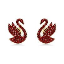 Swarovski gulbės įterptas papuošimas Imituoto krištolo paauksuoti dirbtinio perlo auskarai Moteriški auskarai Raudoni 5677597 Box (Random Color)