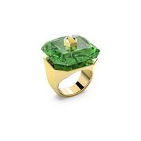 Swarovski Numina žiedas aštuonkampio pjūvio dirbtinio krištolo moteriški žiedai žalias auksas 5620763 52