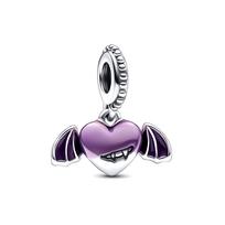 Pandora Moments Šikšnosparnio Sparno Formos Širdies Formos Papuošalų Aksesuarai Moteriški Aksesuarai Violetinė 792290C01 Purple,F