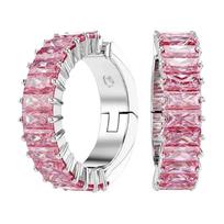 Swarovski Matrix serijos rodžio padengimo auskarai Moteriški auskarai Rožiniai 5719140 Box (Random Color)