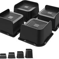 4 vnt./rinkinys 1-6 colių padidinto dydžio baldų paaukštinimai Lovos paaukštinimai Sofa Stalo Kėdės Kojos 1 inch juoda