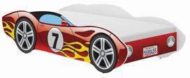 Vaikų lova Automobilis CORVETTA 140x70 Raudona