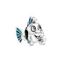 Pandora Disney serija Mažoji undinėlė Žuvytė Arijelis pakabukas Unisex pakabukas 798230ENMX Silver,F