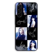 Case For Samsung Galaxy A57 Blackpink signature photo Maniacase juoda