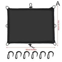 Motorcycle Bike Trunk Seat Rear Rack Luggage Shelf Luggage Waterproof Helmet Cloth Net Cover Elastic Cover V3L0
