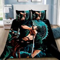 Vienos dalies antklodės užvalkalų komplektas Zoro Luffy Anime patalynė 2 3 vnt. Dovana Berniukui Pagalvės užvalkalas Miegamojo dekoravimas 135x200cm