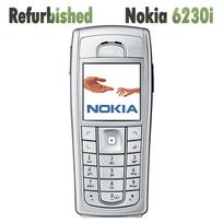 Atnaujintas originalus Nokia 6230i mobilusis telefonas su 1 SIM kortele Simple Set sidabras