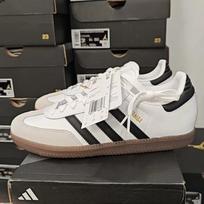 adidas Samba J Balti Juodi Gumos Padai Vaikams Sportbačiai Debesies Baltumo Pagrindinė Juoda IF1944 36⅔