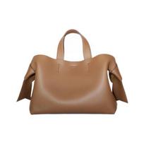 Acne Studios Musubi Minimalistinis Kelioninis Lašelio Dizainas Minkštos Odos ir Veršelio Odos Rankinė Pirkinių Krepšys Per Petį Crossbody Rankinė Vidutinė A10255-640 Basic Set (Bag+Dust Bag)