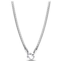 Pandora vientos spalvos grandinėlė su smeigtuku 925 sidabro karoliai moterims 393682C00 Box,45