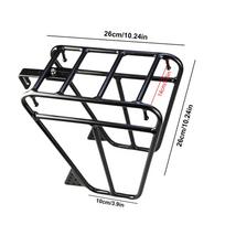 Bicycle Front Rack Aluminum Alloy Mountain Bike Cargo Luggage Carrier Rack For Mountain Bike Electric Bike Road/Folding Bike juoda
