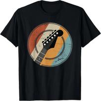 Musical Instrument Guitar T-Shirt S juoda