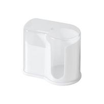Vertical Cotton Pad Storage Organizers Clear Plastic Container For Bathroom Countertop Organization balta