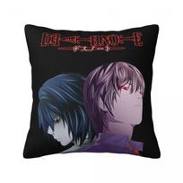 L Lawliet Death Note Pillow Cases Anime Japan Manga Cushion Covers Custom Zipper Decor Pillowcover for Home 45x45cm 12x12Inch