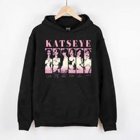 2026 Katseye Kpop Turo Marškinėliai, Vintažiniai Grafiniai Marškinėliai, Eyekon Gerbėjų Prekės Vyrams Moterims Vintažiniai Hip Hop Gatvės Drabužiai Unisex Vilnos Palaidinė Striukė 4XL juoda