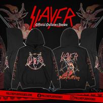 Slayer - Show No Mercy Megztinis Vyrams Moterims Oversized Y2k Vilnos Šiltas Džemperis Amerikietiška Death Metal Grupė Moteriški Vyriški Drabužiai 4XL