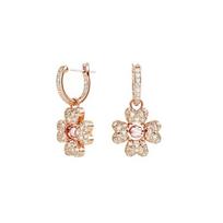 Swarovski Idyllia Vandens lašo Laimingojo dobilo Auskarai Moteriški Auskarai Rožinio aukso 5674212 Box (Random Color)