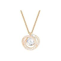 Swarovski Generation kriaušės žiedų vidutinio dydžio karoliai moterims 5289029 Box (Random Color)