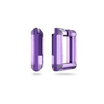 Swarovski Lucent Dideli kvadratiniai minimalistiniai aliuminio auskarai Moteriški auskarai 5613550 Shopping Bag,Purple,F