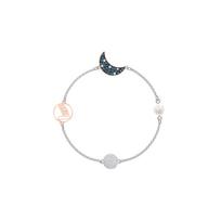 Swarovski Remix kolekcijos Paslaptingo Mėnulio kristalų apyrankė Moteriška apyrankė Mėlyna 5490934 Box (Random Color),M