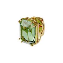 Swarovski Millenia Auskarai su klipsu, paauksuoti, žali, moteriški 5598358 Box (Random Color)