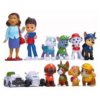 Patrula Catelusilor Set of 12 Figurines, Multicolor Boy Toys for Kids 3+ Years, 2-8 cm Action Figures