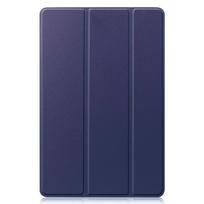 Dėklas Samsung Galaxy Tab S2 S3 S4 S5E S6 Lite, Smart, plonas dangtelis su kietu galiniu dangčiu, 8.0 9.7 10.4 10.5 colio planšetiniam kompiuteriui Tab S2 8.0 SM-T710 mėlyna
